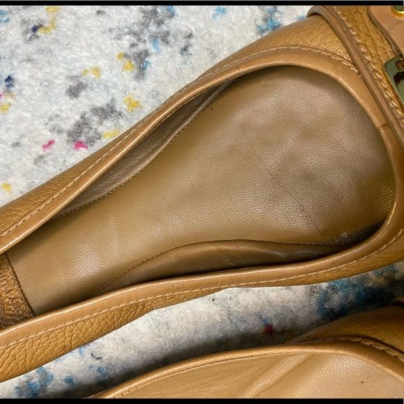 Tory Burch Royal Tan Box In Clines
Ballet Tumbled Leather Flats Sz 10.5 - Picture 6 of 13